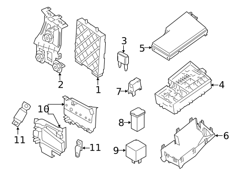 Fuse & Relay for 2022 Ford Transit Connect #0