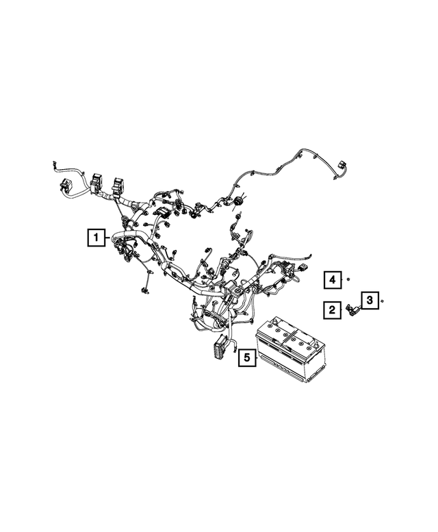 68342078AC - Electrical: Transmission Wiring for Mopar Image