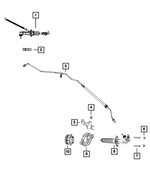 4581907AD - : Clutch Hydraulic Tube for Mopar Image