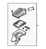 1370085Z00 - Engine: Air Cleaner Assembly for Suzuki Image