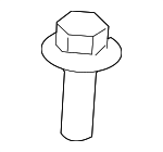 1371985Z00 - Engine: Damper Lower Bolt for Suzuki Image