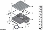 61278626643 - Vehicle Electrical System: Seal for Hv Battery for BMW Image
