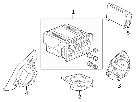 Sound System for 2006 Isuzu Ascender #0