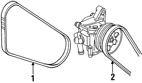 Belts for 1998 Acura CL #0