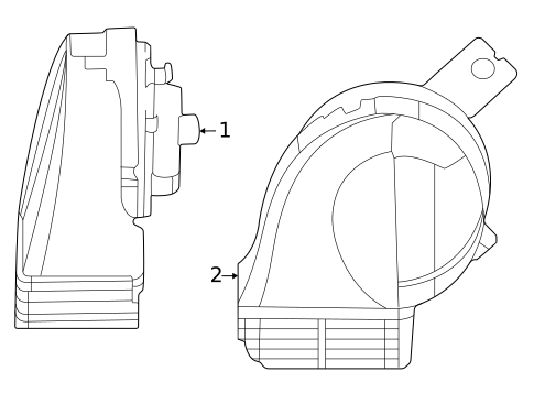 Horns for 2026 Honda Passport #0