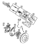 R8453092AB - Brakes: Disc Brake Caliper Assembly, Remanufactured, Right for Mopar Image