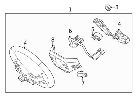 Steering Wheel & Trim for 2017 Kia Forte #0