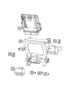 68201746AA - Electrical: Wiring Clip for Mopar Image