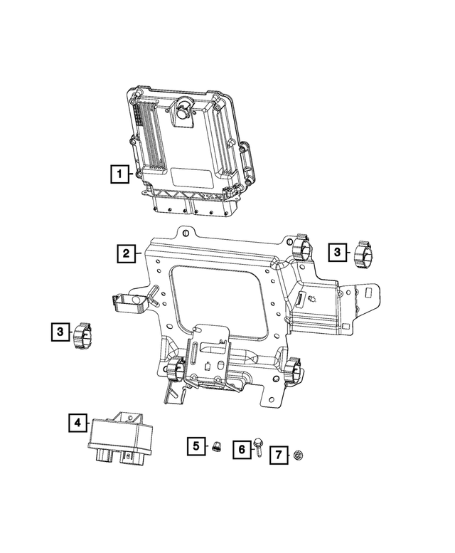 68201746AA - Electrical: Wiring Clip for Mopar Image