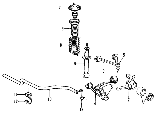 4321124020 - : Steering Knuckle for Lexus Image