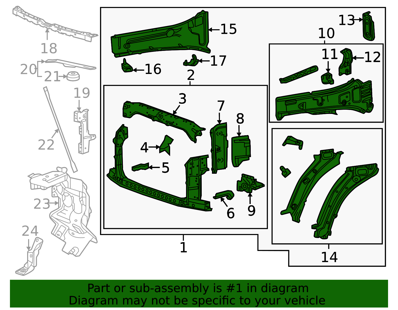 2021-2026 GM Parts Kit 85820808 | TascaParts.com