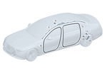 2238602600 - Interior Trim/Exterior Detachable Parts: Window Airbag for Mercedes-Benz Image