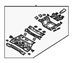 65510A8550 - : Floor Pan Assembly for Kia Image