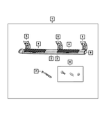 82214071 - Mopar Accessories - Component Parts: Tubular Side Step Kit for Ram: 2500, 3500 Image