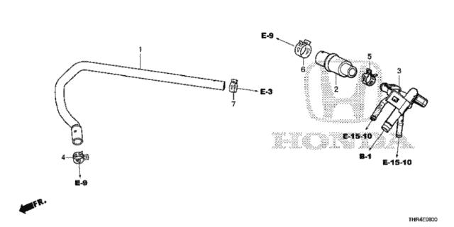 Breather Tube for 2021 Honda Odyssey #0