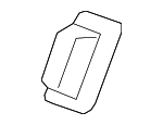 81323STXL01ZB - Body: Child Restraint Anchor Plate Bezel for Acura Image