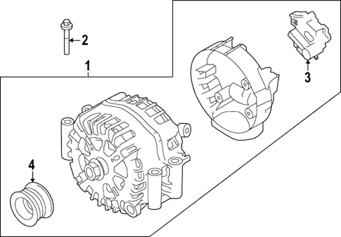 Alternator for 2023 Land Rover Range Rover #1