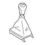 8X0863278A1KT - Body: Shift Boot for Audi: A3, A3 Quattro Image