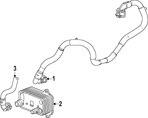 Oil Cooler for 2024 Chevrolet Silverado EV #0