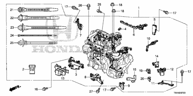 Engine Wire Harness for 2015 Honda Fit #0
