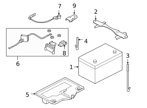 Battery for 2005 Nissan 350Z #0
