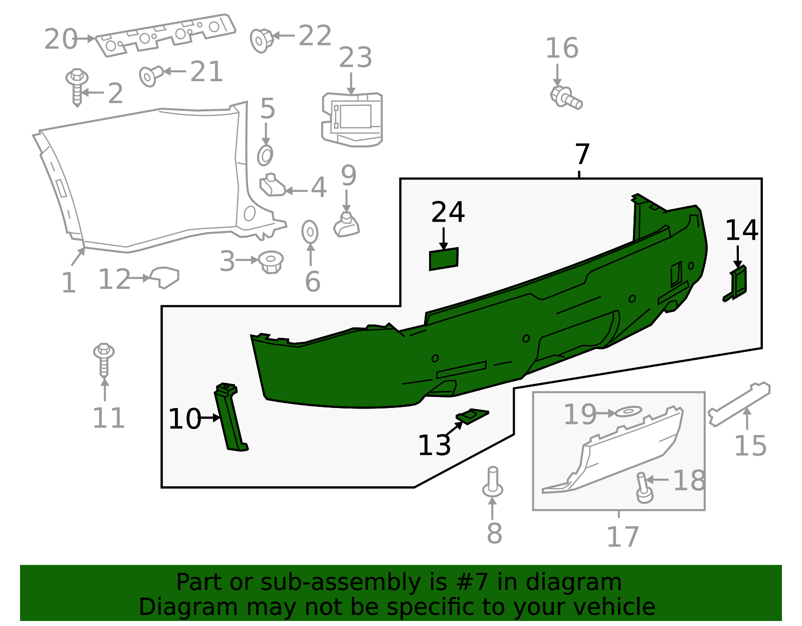 2022-2024 Chevrolet Bumper Cover 85568871 GM | GMPartsDirect.com
