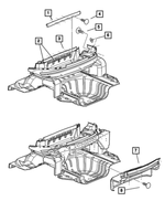 PE19DX9AC - Interior Trim: Seat Base Panel for Chrysler: Sebring Image