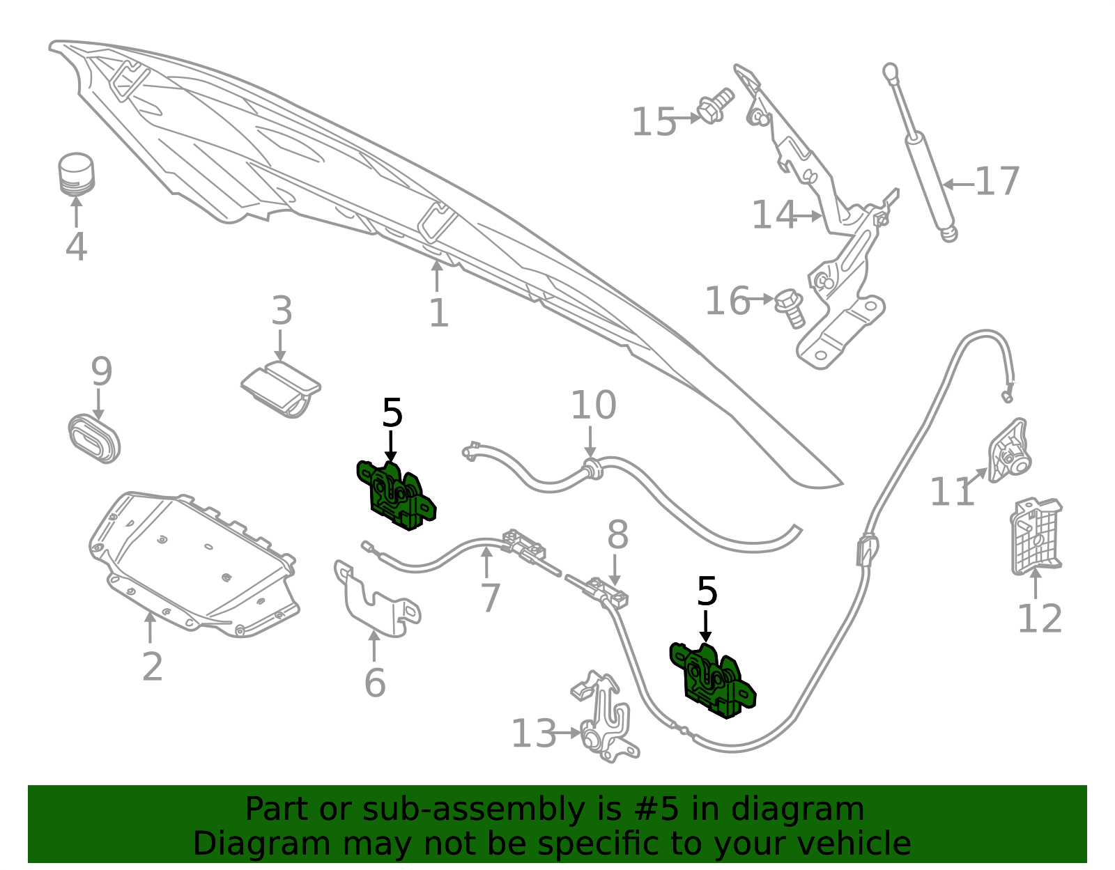 31425975 - Latch Assembly - 2011-2018 Volvo | Volvo OEM Parts Direct