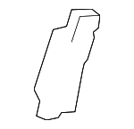 82238STXA01ZA - Body: Latch Cover for Acura: MDX Image