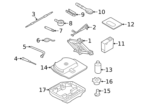Jack & Components for 2009 Audi A5 Quattro #0