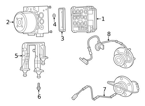 ABS Components for 2013 Dodge Charger #0