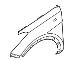 66320B8000 - Body: Fender for Hyundai Image