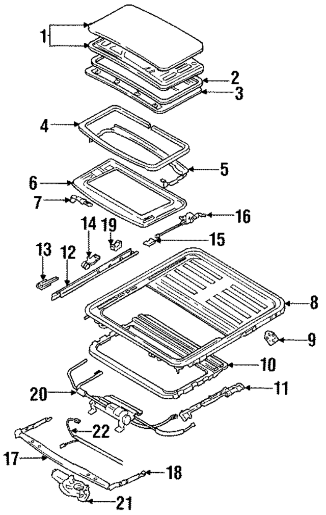 BR7169810A - : Sunroof Panel for Mazda Image
