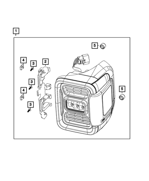 Lamps, Interior and Exterior for 2024 Jeep Gladiator #4