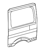 68008472AA - Body: Rear Panel for Dodge: Sprinter 2500, Sprinter 3500 Image