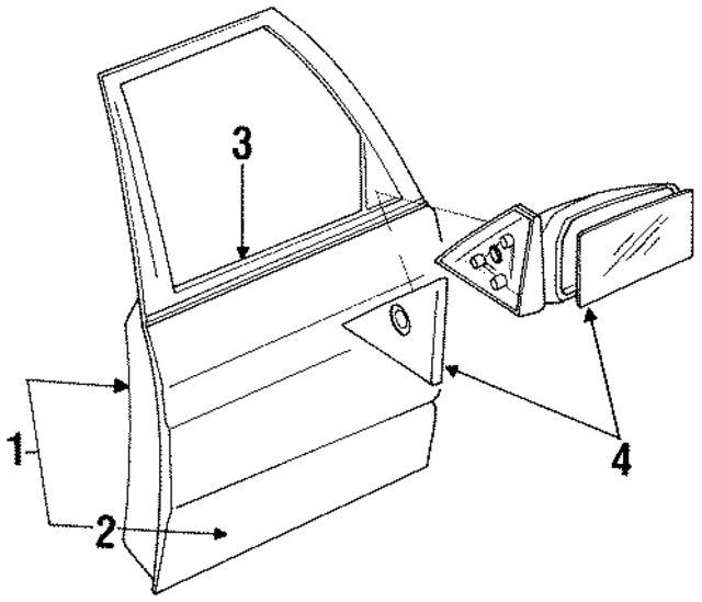 BR82691B0 - Body: Mirror for Mazda Image