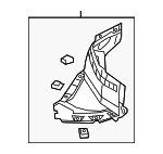 8W6853887Q - : 2018-2024 Audi - Liner Extension for Audi: A5 Quattro, A5 Sportback Image