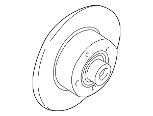 8D0615601D - Unclassified: Disc Brake Rotor Rear for Audi: S4 Image