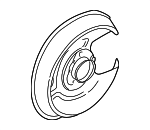 8A0615612 - Brakes: Splash Shield for Audi: A4 Quattro Image