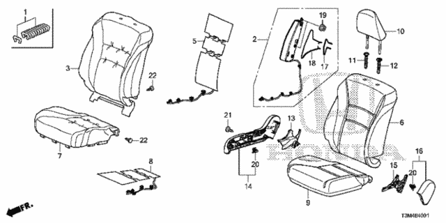 Front Seat (R.) for 2017 Honda Accord #0