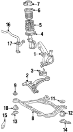 4321133011 - Suspension: Knuckle for Toyota Image image