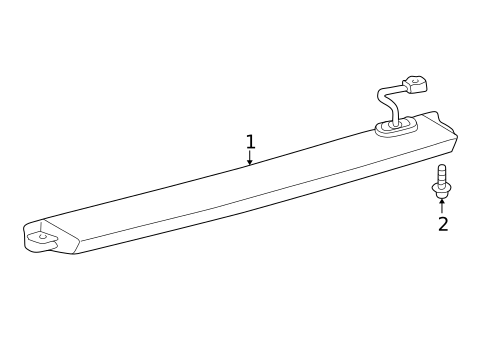 High Mounted Stop Lamp for 2004 Toyota Echo #1