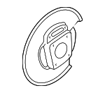 25990085 - : BACKING PLATE 18022582 Has Been Replaced By Part Number 25990085 for Buick: Century, Regal | Chevrolet: Impala, Monte Carlo | Oldsmobile: Intrigue | Pontiac: Grand Prix Image