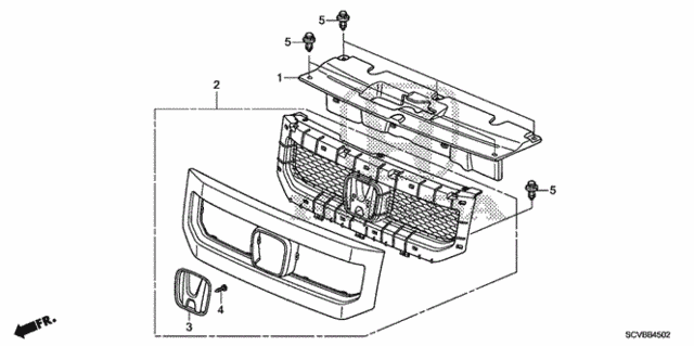 Front Grille for 2011 Honda Element #0