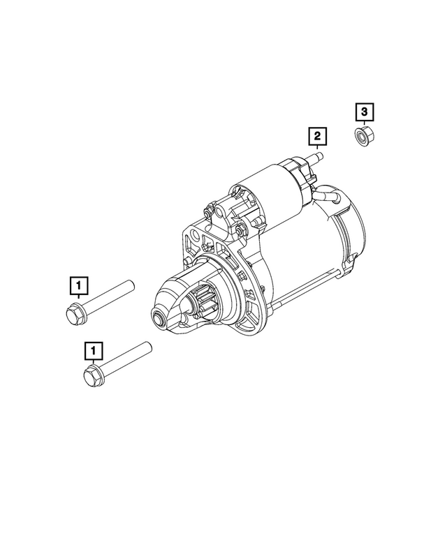6101986 - Electrical: Hex Head Screw And Washer for Mopar Image image