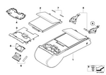 52207135822 - Seats: Release Armrest for BMW Image