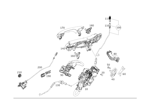 Locking System for 2021 Mercedes-Benz AMG GT 63 #0