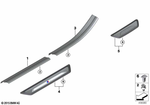 51477366827 - : Cover Strip, Entrance Rear Left for BMW Image