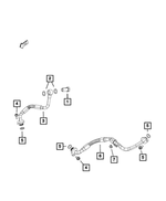 68152211AA - Cooling: Banjo Bolt for Mopar Image