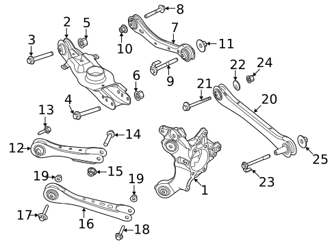 Rear Suspension for 2023 Ford Mustang Mach-E #0